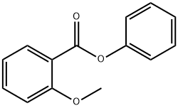 2-METHOXY-BENZOIC ACID PHENYL ESTER Structural