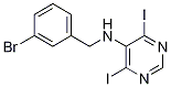 N-(3-BROMOBENZYL)-4,6-DIIODOPYRIMIDIN-5-AMINE Structural