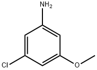 3-chloro-5-methoxyaniline Structural