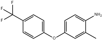 2-METHYL-4-(4-TRIFLUOROMETHYL-PHENOXY)-PHENYLAMINE Structural