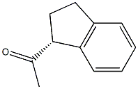 Ketone, 1-indanyl methyl, (R)-(-)- (8CI) Structural