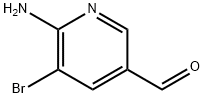 6-AMino-5-broMo-pyridine-3-carbaldehyde Structural