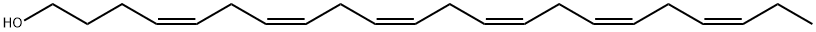 cis-4,7,10,13,16,19-Docosahexaenol Structural