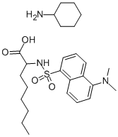 DANSYL-DL-ALPHA-AMINOCAPRYLIC ACID CYCLOHEXYLAMMONIUM SALT Structural