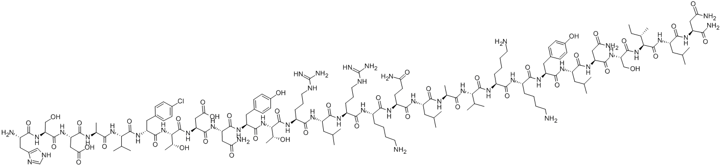 [D-P-CL-PHE(6),LEU(17)]-VASOACTIVE INTESTINAL PEPTIDE HUMAN, PORCINE, RAT