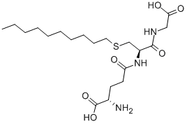 S-DECYLGLUTATHIONE Structural