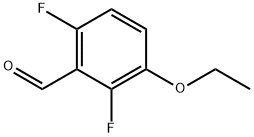 3-Ethoxy-2,6-difluorobenzaldehyde Structural