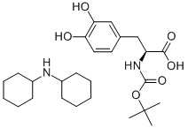 BOC-PHE(3,4-DIHYDROXY)-OH DCHA Structural