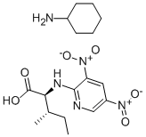 DNPYR-L-ISOLEUCINE MONOCYCLOHEXYL AMMONI UM Structural