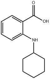 2-CYCLOHEXYLAMINO-BENZOIC ACID Structural