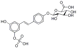 Resveratrol 3-Sulfat-4’glucuronide  Structural