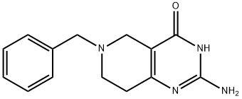 2-AMINO-5,6,7,8-TETRAHYDRO-6-(PHENYLMETHYL)PYRIDO[4,3-D]PYRIMIDIN-4(3H)-ONE Structural