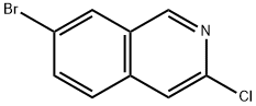 7-Bromo-3-chloroisoquinoline Structural