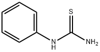 1-PHENYL-2-THIOUREA Structural Picture