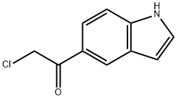 Ketone, chloromethyl indol-5-yl (6CI) Structural