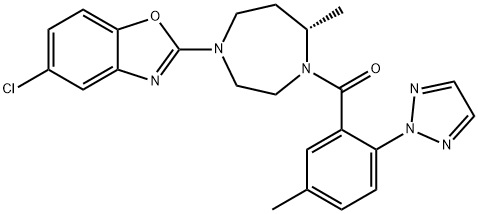 (R)-(4-(5-chlorobenzo[d]oxazol-2-yl)-7-Methyl-1,4-diazepan-1-yl)(5-Methyl-2-(2H-1,2,3-triazol-2-yl)phenyl)Methanone