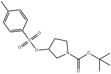 1-BOC-3-(TOLUENE-4-SULFONYLOXY)-PYRROLIDINE Structural