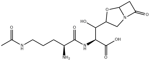 2-[5-(Acetylamino)-2-aminopentanoylamino]-3-(7-oxo-4-oxa-1-azabicyclo[3.2.0]heptan-3-yl)-3-hydroxypropionic acid