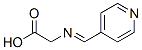 Glycine, N-(4-pyridinylmethylene)- (9CI) Structural