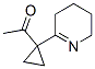 Ethanone, 1-[1-(3,4,5,6-tetrahydro-2-pyridinyl)cyclopropyl]- (9CI) Structural