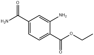 Benzoic acid, 2-amino-4-(aminocarbonyl)-, ethyl ester (9CI) Structural