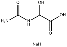 GLYOXYLUREA SODIUM SALT Structural