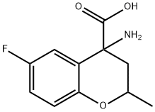 4-AMINO-6-FLUORO-2-METHYLCHROMAN-4-CARBOXYLIC ACID