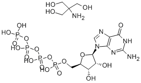 GUANOSINE 5'-TETRAPHOSPHATE TRIS SALT Structural