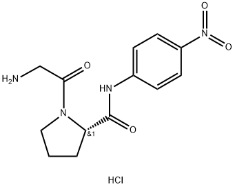 GLY-PRO P-NITROANILIDE HYDROCHLORIDE Structural