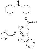 3-(2-FURYL)ACRYLOYL-L-TRYPTOPHAN DICYCLOHEXYLAMMONIUM SALT Structural