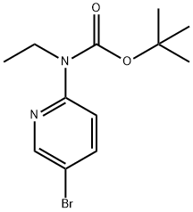 tert-Butyl 5-bromopyridin-2-yl(ethyl)carbamate Structural