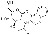 1-NAPHTHYL-N-ACETYL-BETA-D-GLUCOSAMINIDE Structural