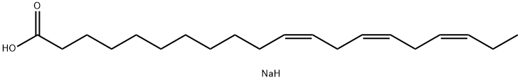 CIS-11,14,17-EICOSATRIENOIC ACID SODIUM SALT Structural