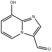 8-Hydroxyimidazo[1,2-a]pyridine-3-carbaldehyde Structural