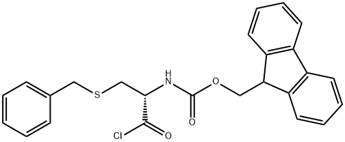 FMOC-CYS(BZL)-CL Structural