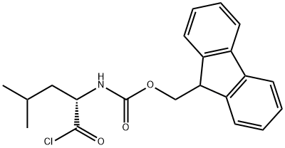 FMOC-L-LEUCYL CHLORIDE Structural