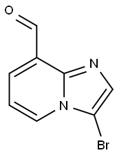 IMidazo[1,2-a]pyridine-8-carboxaldehyde, 3-broMo- Structural