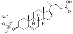 3B-HYDROXYCHOL-5-EN-24-OIC ACID*3-SULFAT E SODIUM Structural