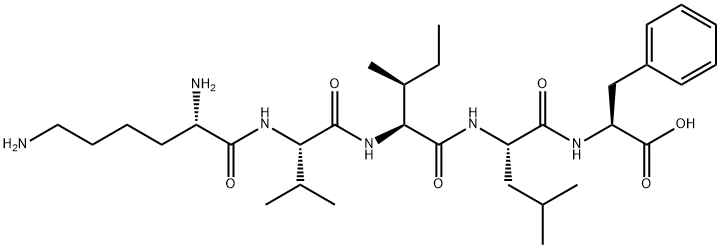 H-LYS-VAL-ILE-LEU-PHE-OH ACETATE SALT Structural