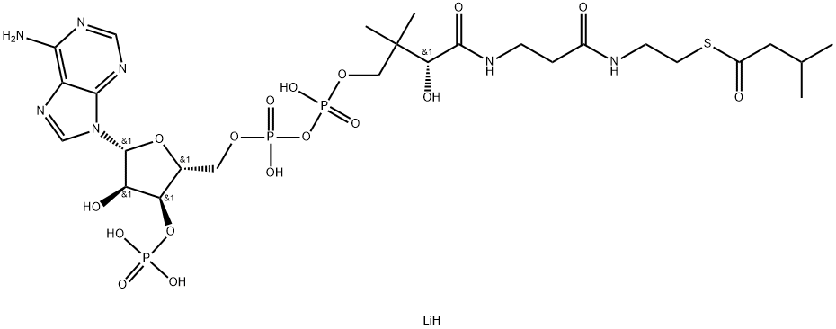 ISOVALERYL COENZYME A LITHIUM SALT (C5:0) Structural