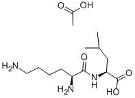 H-LYS-LEU-OH ACETATE SALT Structural