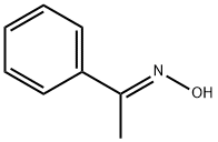 Acetophenone (E)-oxime Structural