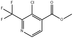 Methyl 3-chloro-2-(trifluoromethyl)isonicotinate Structural