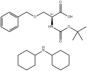 BOC-SER(BZL)-OH DCHA Structural