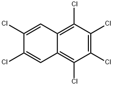 1,2,3,4,6,7-HEXACHLORONAPHTHALENE Structural