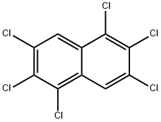 1,2,3,5,6,7-HEXACHLORONAPHTHALENE Structural