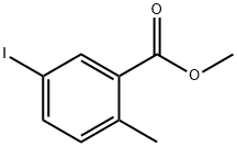 BENZOIC ACID, 5-IODO-2-METHYL-, METHYL ESTER Structural