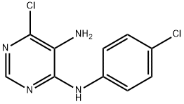 6-CHLORO-N4-(4-CHLOROPHENYL)-4,5-PYRIMIDINEDIAMINE