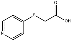 (4-Pyridylthio)acetic acid Structural