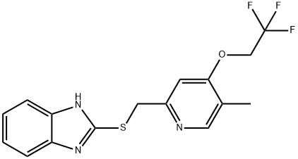 2-[5-METHYL-4-((2,2,2-TRIFLUORETHOXY)-2-PYRIDINYL)-METHYLTHIO]-BENZIMIDAZOLE